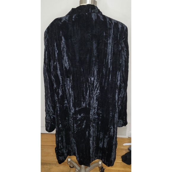 Womens Velvet Size 3X Black Whimsigoth Regency Steampunk Jacket Coat Blazer - Picture 2 of 6